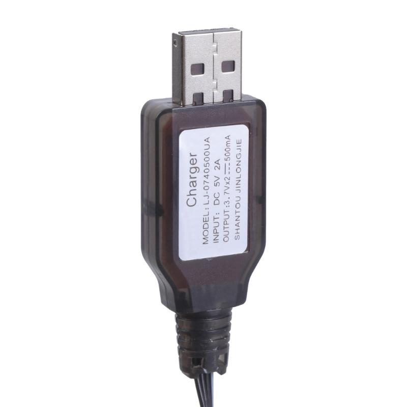 Кабель для зарядки USB SM4P Зарядное устройство SM4P Светодиодные индикаторы Для литиевой батареи 7,4 В RC Модели Автомобили Лодки Игрушка с дистанционным управлением