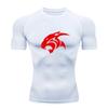 2024 Men's Compression Shirt, Running Sportswear, Gym, Bodybuilding, Quick-Drying, Summer Sports Top, S-3XL