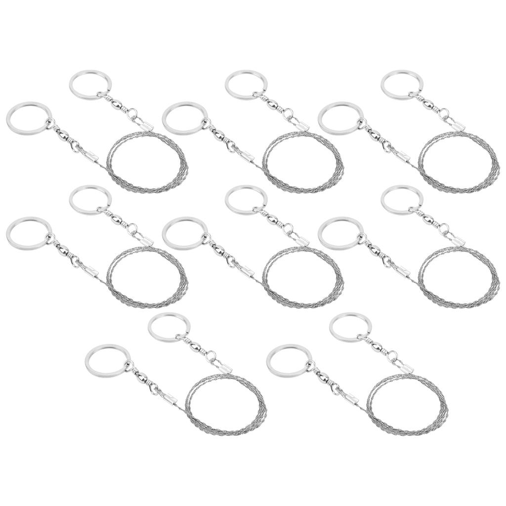 8 шт. Проволочная пила для выживания, походная, наружная, из нержавеющей стали, тросовая цепная пила