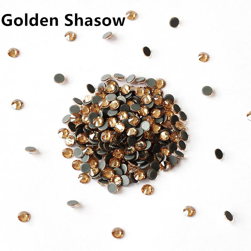 China Bulk Hot-fix Flat Back Rhinestones Bulk Crystal Glass Hotfix Rhinestones for Clothing Garment