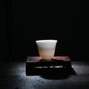 White Jade Kung Fu Small Tea Cup Tea Bowl Master Cup Egg-Shell White Porcelain Cup Jade Porcelain Tea Set Tea Tasting