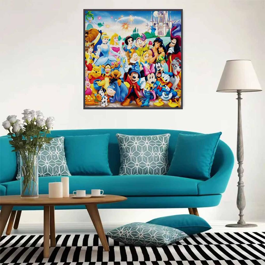 DIY Diamond Painting Round Diamond Disney Story Full Diamond Mosaic Home Decoration Painting Cross Stitch Kit