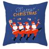 New Christmas Snowman Pillow Cover Christmas Illustration Home Cushion Cover