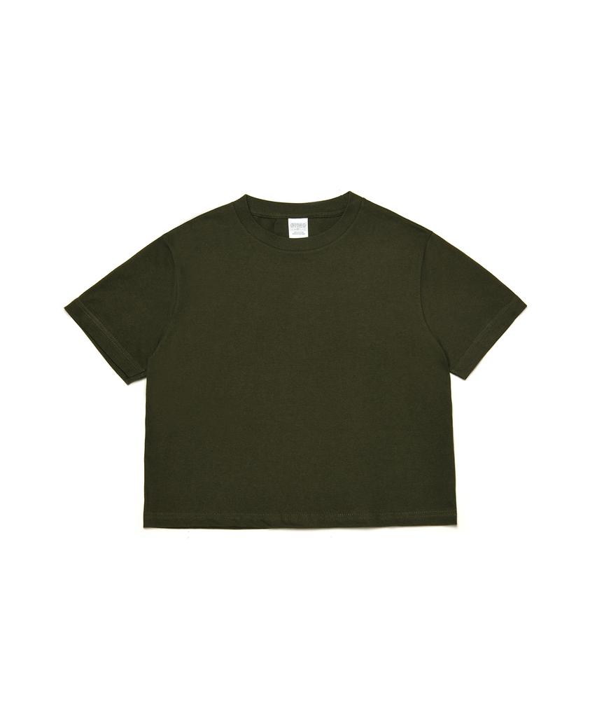 C WEAR BY THE GENIUS Мужская укороченная футболка Хаки
