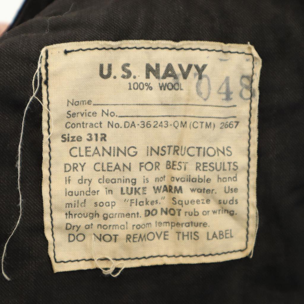 ВМС США 60-х годов 100% шерсть винтажные брюки моряка 31R брюки 'Cracker Jack' мужские б/у