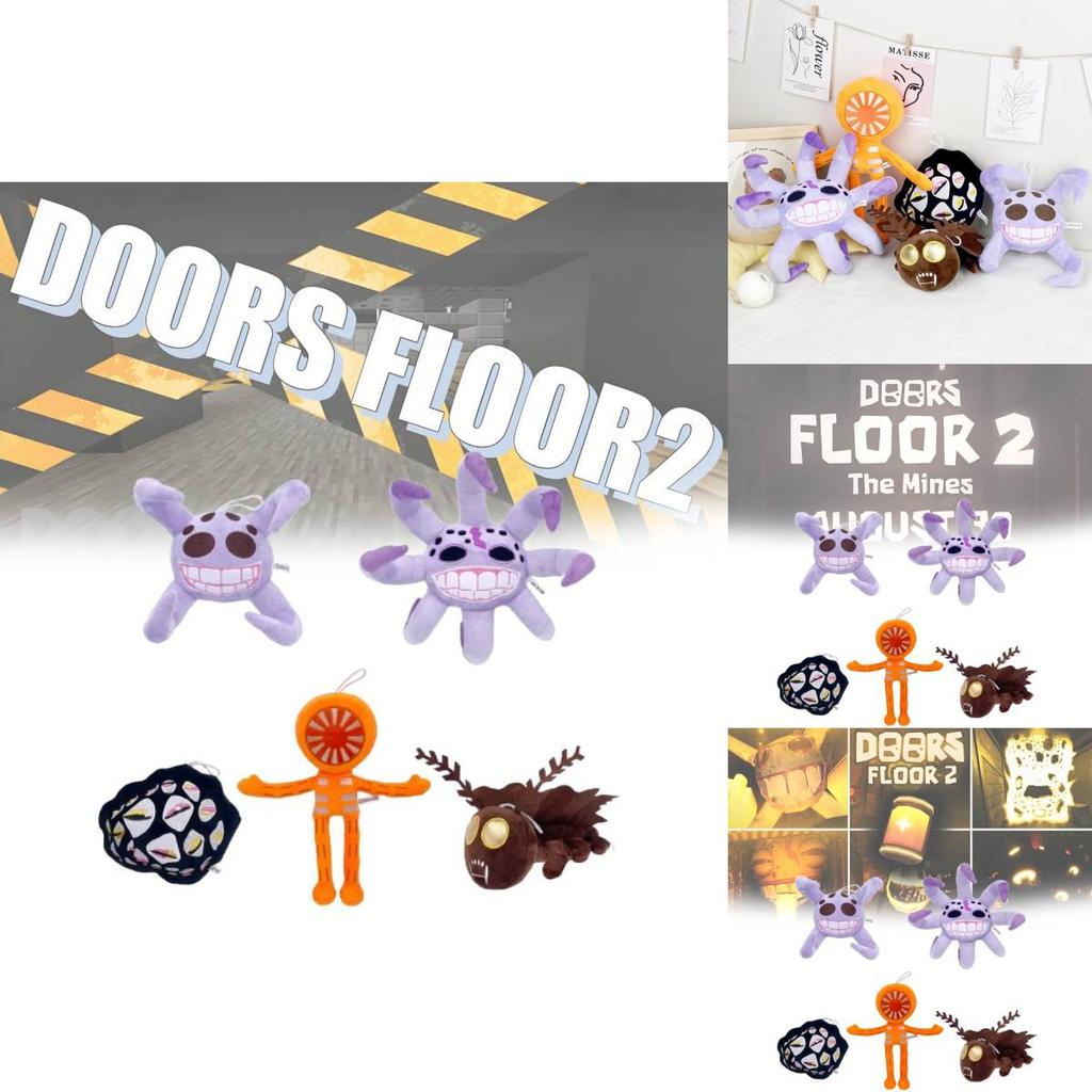 Очаровательная плюшевая игрушка Мотылек из Doors Floor2 для любителей игр, мягкая и красочная