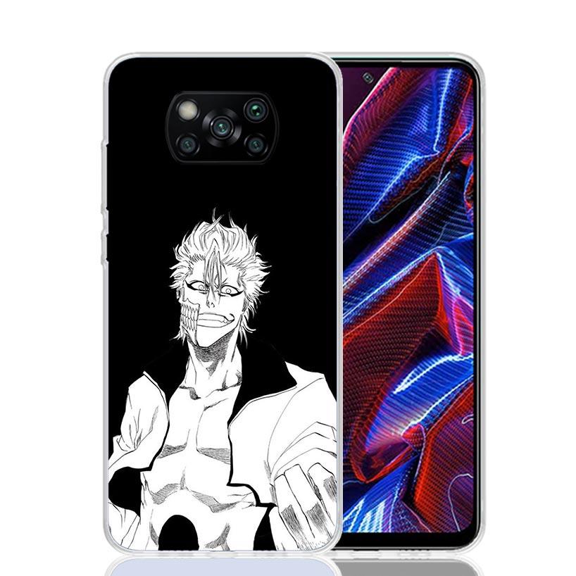 Bleach Grimmjow Case Phone Cover for Xiaomi Redmi Note 10 9 9S 8 8T 7 5 Pro Mi 12T 11T 10T 9T 12 11 Lite A3 A2 Trend Fundas Mi 1