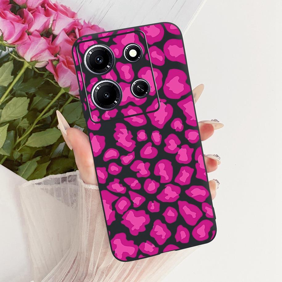 Для Infinix Note 30 30i Чехол Популярный Цветочный Чехол для Телефона Мягкая Черная Силиконовая Крышка Для Infinix Note 30 Pro Funda Note30 VIP Coque