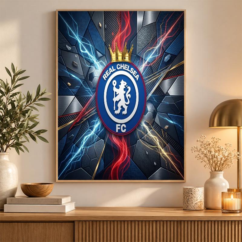 Набор для алмазной мозаики Chelsea FC 5D Полная выкладка Сделай сам Мозаика из страз Настенное искусство Домашний декор