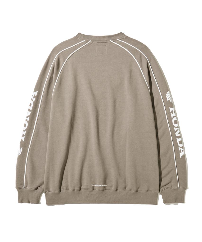 PHYPS MOTORCYCLE Classic Wing Logo Sweat Shirt Brown