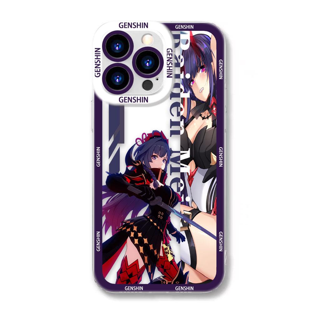 Чехол для телефона Genshin Impact Yae Shenhe Xiao для Xiaomi 15 15T POCO X7 X6 X5 X4 X3 NFC GT F3 F5 M7 M4 M3 11 11T PRO LITE