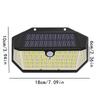 Solar Lights Outdoor Motion Sensors Waterproof LED Light for Garden for Railing Deck Window Patio Porch Yard Backyard Corridor