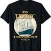 RMS ТИТАНИК White Star Line Круизный лайнер 1912 Мальчики Девочки Детская футболка