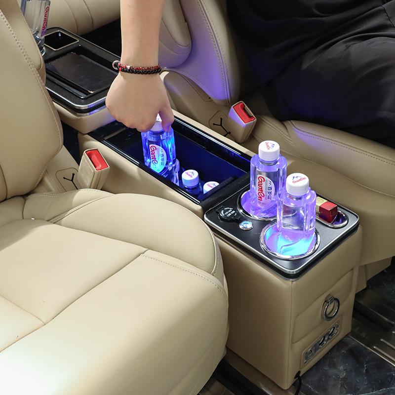 Для Ford Tourneo Custom Комплект коробок для направляющих переднего ряда Общая Бизнес-подлокотник Центральный Магазин Служебный автомобиль Мобильная зарядка USB