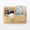 MUJI Bamboo Woven Basket, Natural, Approx. 21cm W x 30cm D x 12cm H, MDC77A2S