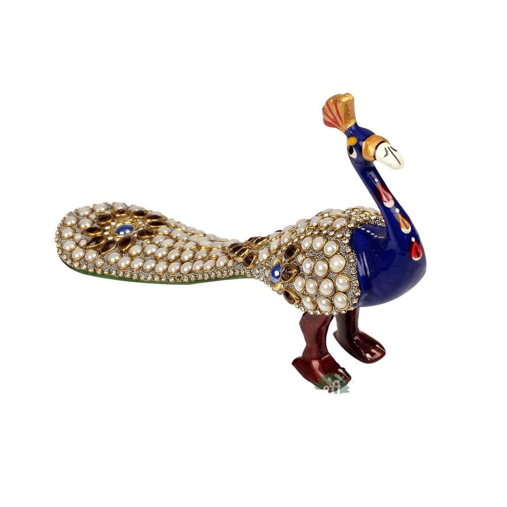 Металлическая статуэтка павлина с каменной отделкой, выставочный экспонат, декоративная фигурка для украшения дома, гостиной, офиса, спальни,