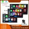 4-ядерный 2-диновый автомобильный радиоприемник Androidauto Carplay Android 13 GPS Car Audio 7"/9"/10" WIFI BT IPS Автомобильный мультимедийный проигрыватель