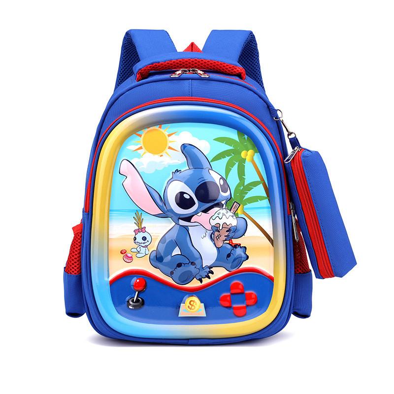 Elsa Hello Kitty Sofia Kuromi Backpack With Colorful Patterns And Air Cushion Straps For School Use