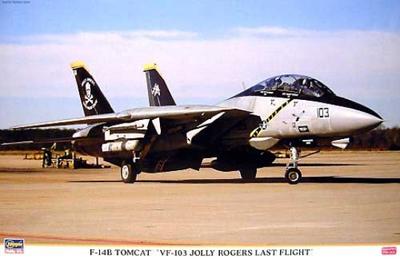 Hasegawa Серия самолетов Tomcat Jolly Rogers Последний 1/48 (Нестандартный) №09677 F-14B "Рейс VF-103"