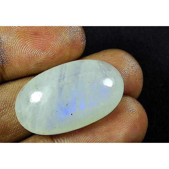 17X30X09 MM Natural Moonstone Oval Cabochon Loose Gemstone 40Cts. SK-4641
