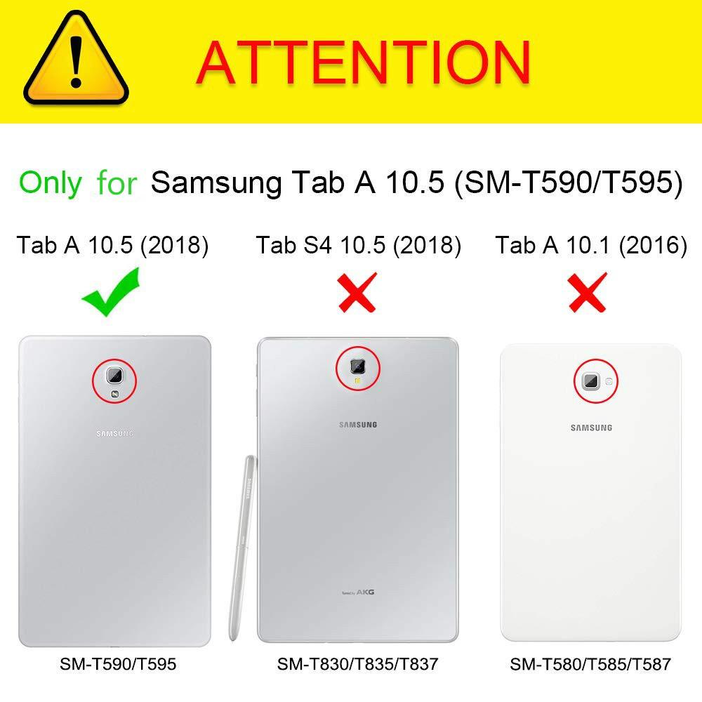 Ультратонкий чехол для Samsung Galaxy Tab A A2 10,5 T590, чехол-подставка для Samsung Galaxy 10,5 SM-T590 SM-T595 10,5 2018, чехлы для планшетов