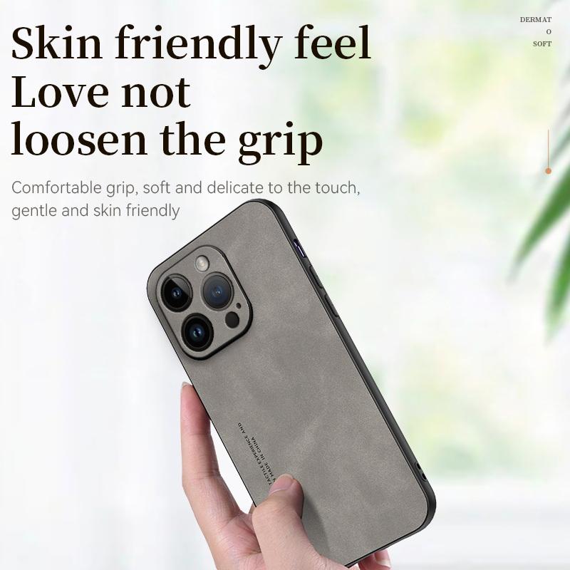 Чехол из овчины для iPhone 16 15 14 13 12 Samsung S25 S24 Plus A34 S23 Redmi Note 14T 12 4G Mi 12T Pro Soft Edges Pure Color Phone Cover