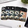 Эстетичный чехол для телефона с волнообразным узором для iPhone 17, 16, 15, 14, 13, 12, 11 Pro/Max/Plus - Ударопрочный и противоударный