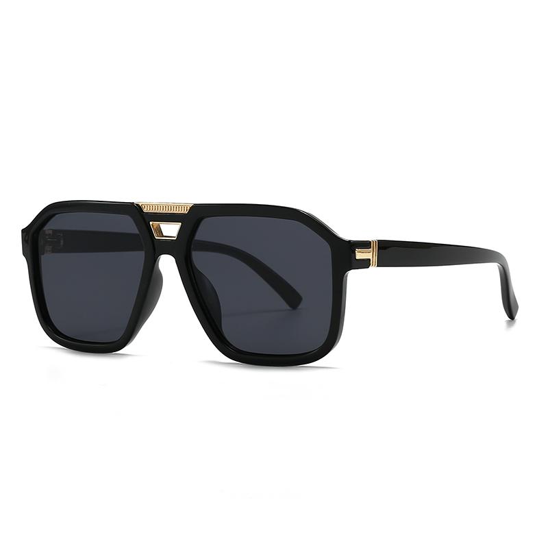 Cross-Border Export New Modern Retro Large Frame Men's Sunglasses Ins Style Street Shooting Big Brand Ink Lh290