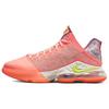Мужские кроссовки LeBron 19 Low EP Hawaii оранжевые Crimson-Bliss Atomic-Green DQ8343-600