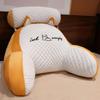 Bed Rest Reading Pillow with Arm Support Cartoon Print Detachable Backrest Support Sofa Couch Pillow,Waist Pillows