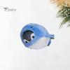 Keychain Pendant Decorative Plush Stuffed No Odor Stainless Chain Bag Decoration Soft Touch Whale Penguin Seal Keychain Plush Doll Car Decor Stuff