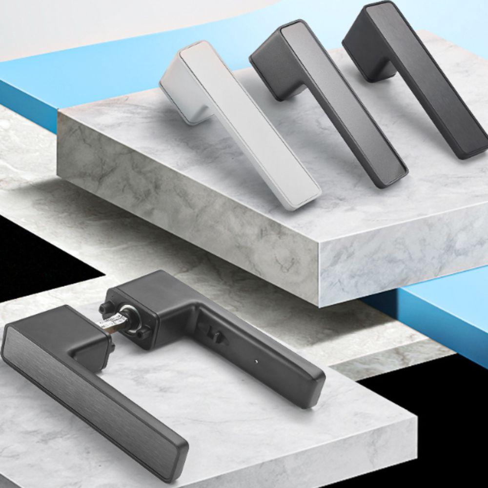 Elegant Interior Door Mute Lock Set Zinc Zinc Zinc Alloy Bedroom Handle Knob Door Hardware
