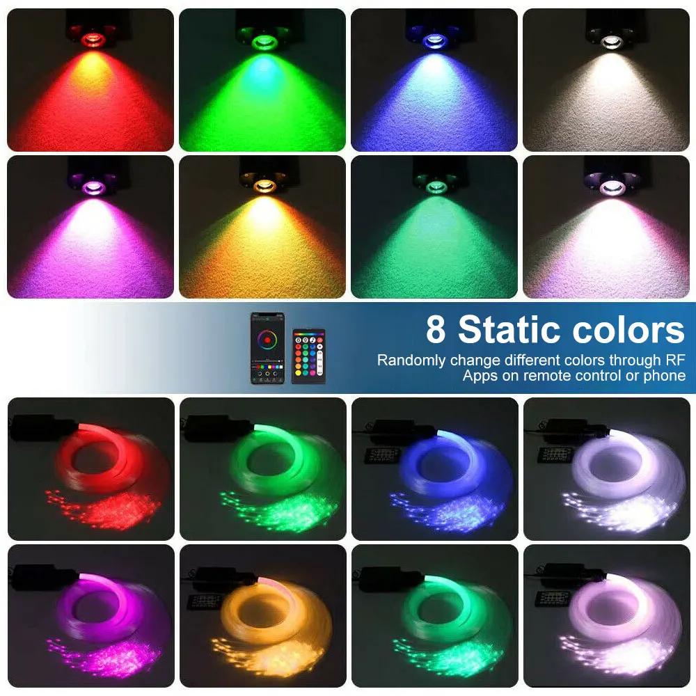 Starry Sky Roof LED Ambient Light RGB APP Control USB Car Interior Ceiling Atmosphere Lamp Universal for Sedan SUV Truck Decor