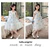 Girls' summer dress for outer wear 2026 new mid size children's stylish sweet dress children's fashion princess dress trend