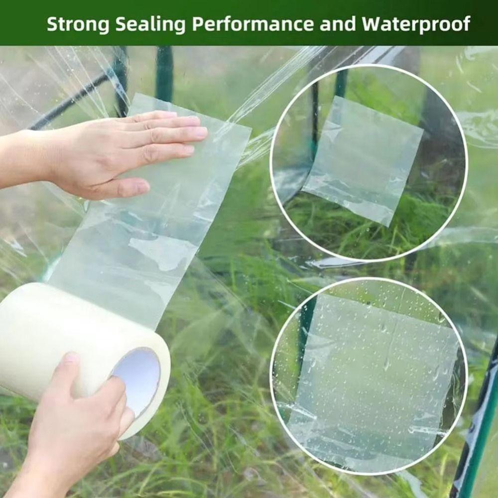 UV Resistant Greenhouse Repair Patch Transparent Greenhouse Cover New Film Repair Tape