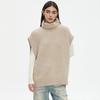 2025 Plus Size Sweaters Turtleneck Vest Autumn Women Sweaters Knitting White Sweater