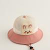 Cute Breathable Kids Sun Hat Quick-dry Mesh Cartoon Bucket Cap Rabbit Summer Children Fisherman Hat Travel