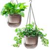Plant Pot with Water Reservoir Hanging Self-watering Planter Self-watering Hanging Planters with Drainage Holes Stylish for Home