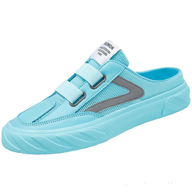 Летняя мода мужские кроссовки для отдыха на открытом воздухе без каблука дышащие новые мужские повседневные туфли ленивые студенты балетки