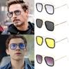 Солнцезащитные очки Железный человек Тони Старк Lentes Солнцезащитные очки Ретро солнцезащитные очки Мужские солнцезащитные очки Брендовые дизайнерские солнцезащитные очки