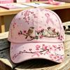 Breathable Embroidered Baseball Cap Soft Cotton Curved Brim Hat New Sports Sun Hat  Daily Travel