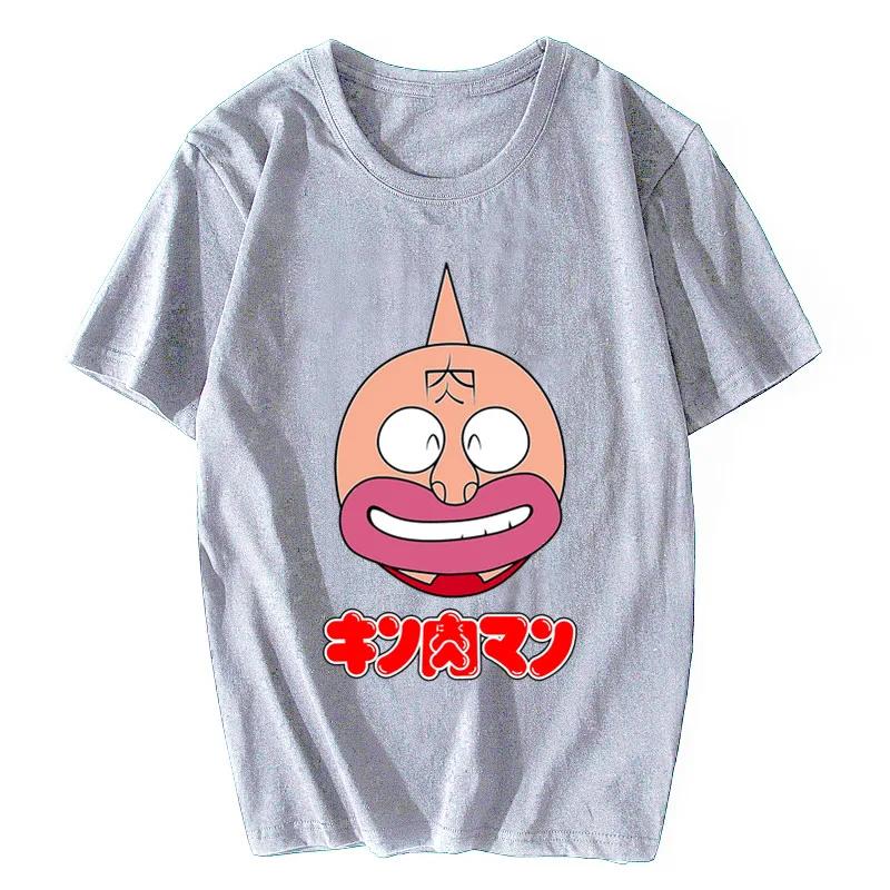 2025 Новая футболка Geek Kinnikuman Nisei Мужская хлопковая футболка Летняя футболка с коротким рукавом и круглым вырезом Аниме футболка топ Харадзюку