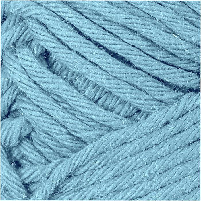 100% coton de luxe. 20 mailles X 20 rangs = 10X10 cm avec aiguille no.4. Laver à 40°C. Réf 421316