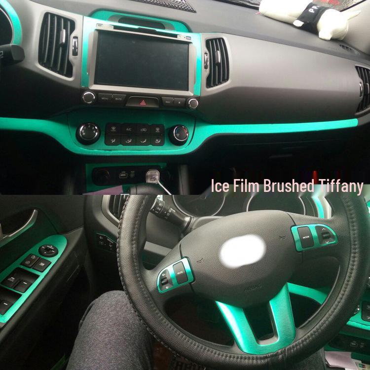 Sportage Gear Lever & Console Carbon Fiber Stickers for 10-17 Models: Interior Color Change