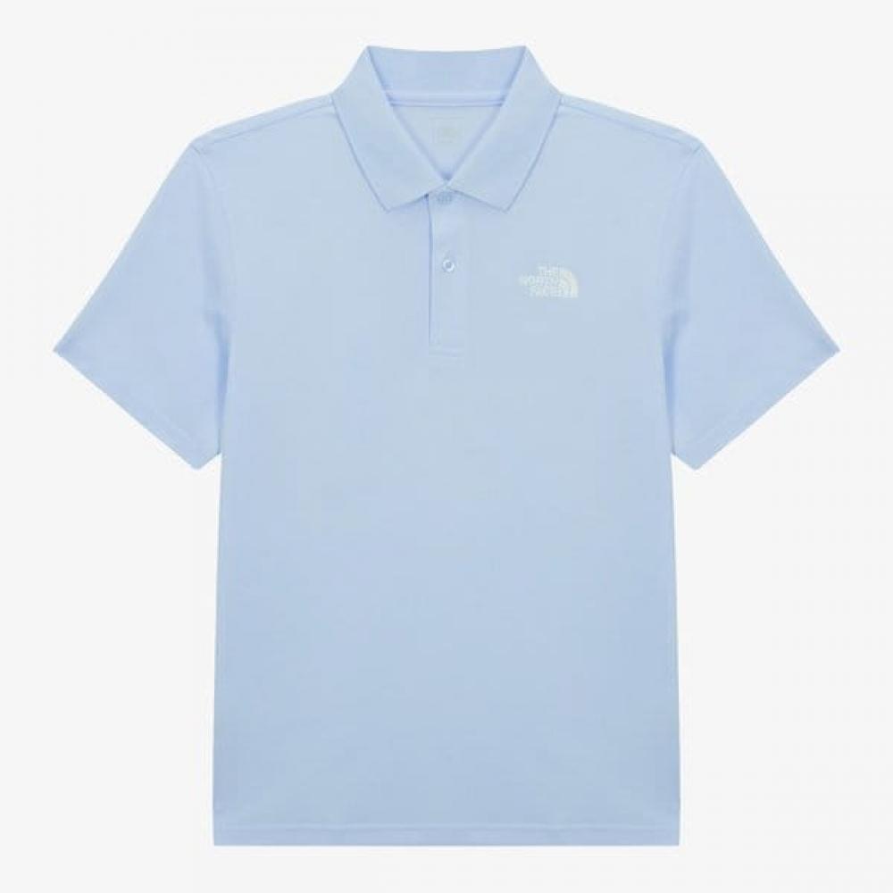 The North Face Men S Coolmax Prime Short Sleeve Polo Baby Blue nt7pS03d