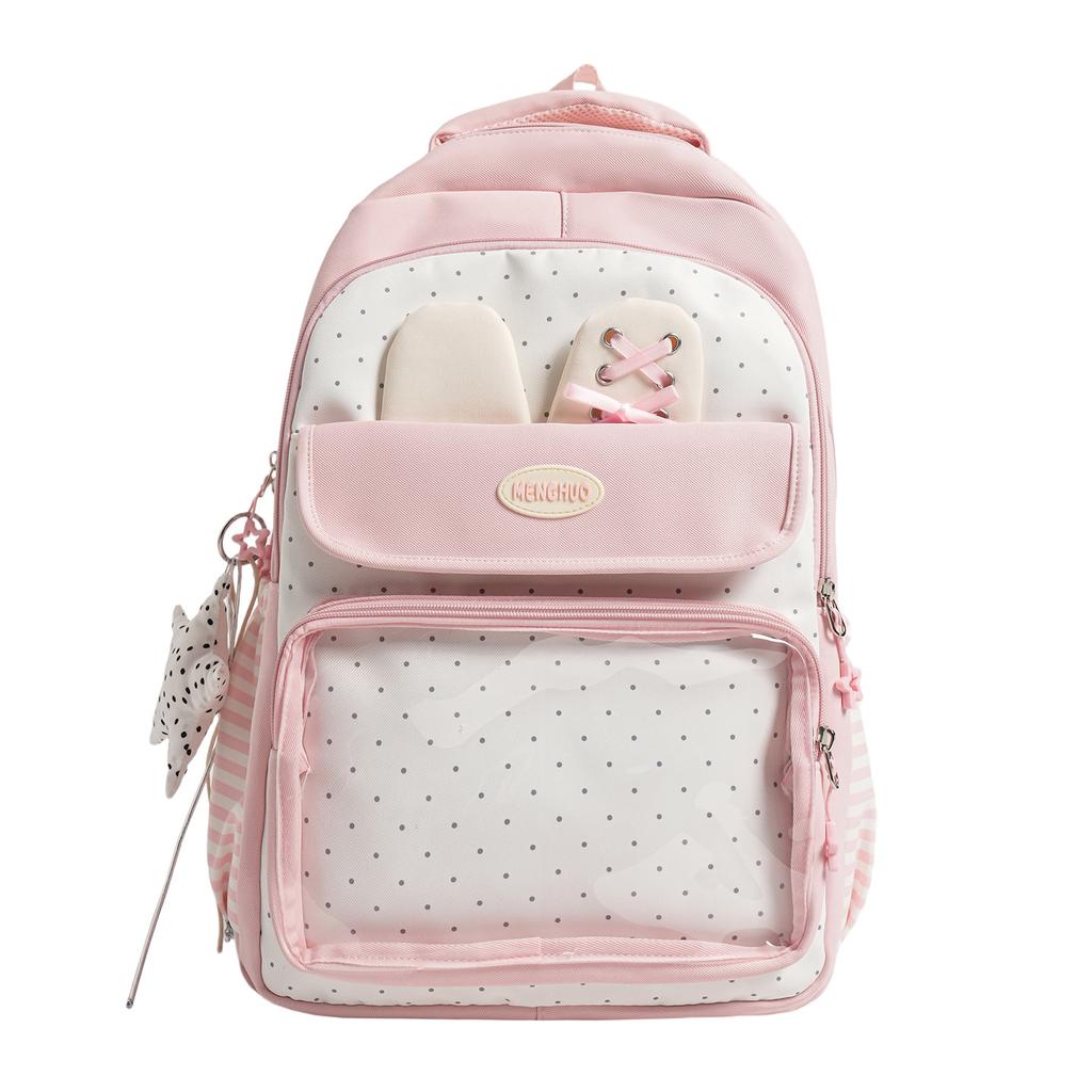 Schoolbag Japanese high-value pain bag schoolbag for primary school students, versatile and cute girl backpack, large-capacity backpack for women