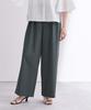 Широкие брюки на резинке BFXT0309 S Угольный [Ваш] Водоотталкивающие с двумя складками Женские