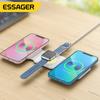 Essager 15W Night Light Magnetic Fold Wireless Charger Stand Fast Wireless Charging Station for Samsung Xiaomi Mi Huawei for iPhone iWatch 3 4 5