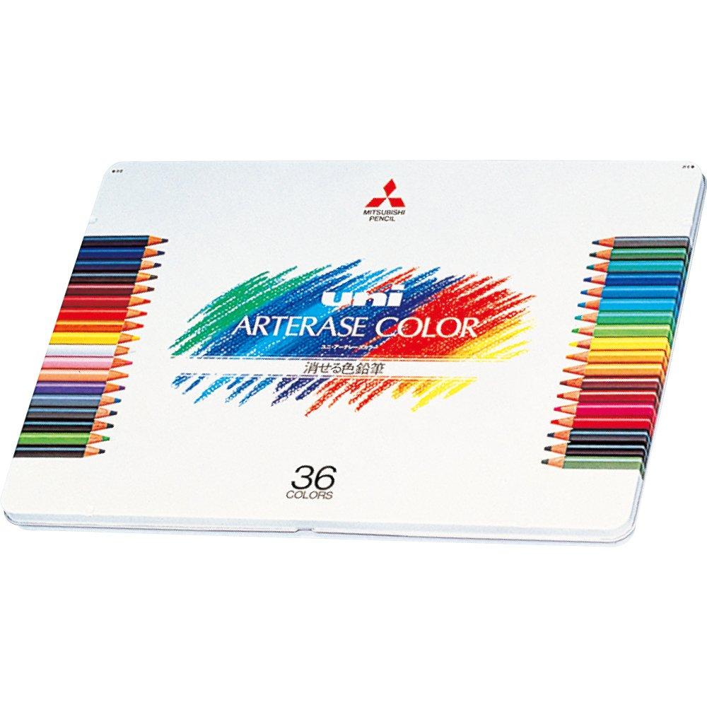Mitsubishi Pencil Uni ArtErase Color Set UAC36C 36-Color