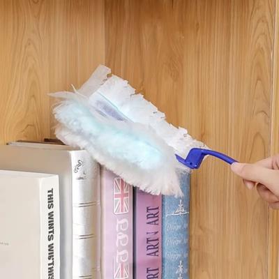 10~40 шт. сменные головки тряпки из микрофибры одноразовые короткие тряпки для уборки домашнего офиса жалюзи инструмент для очистки поверхности от пыли